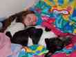Breanna (3 1/4 years). In bed with Micky!. Image is 85,270 bytes long and dated June 15 2002.